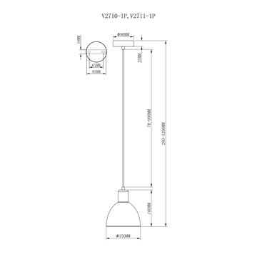 Подвесной светильник Moderli V2710-1P Irina