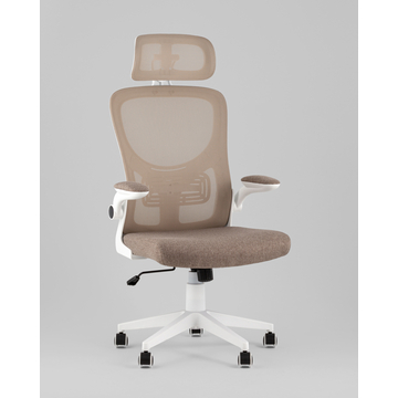 Кресло офисное TopChairs Airone бежевый ткань