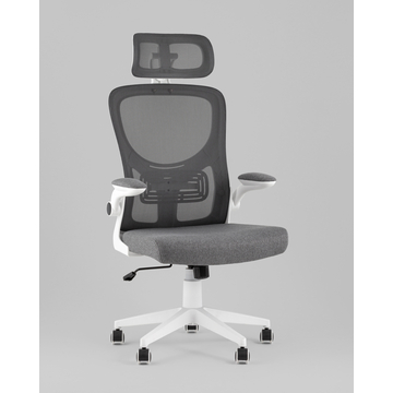 Кресло офисное TopChairs Airone серый ткань