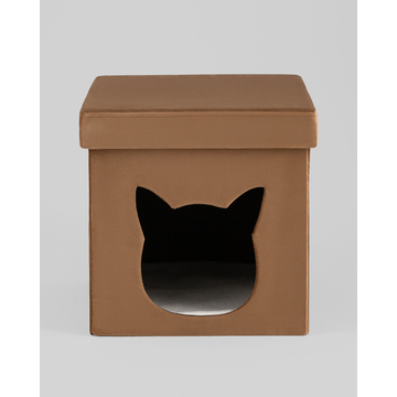 Пуф складной с ящиком Store Pet коричневый
