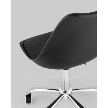 Стул офисный BLOK SN пластиковый черный