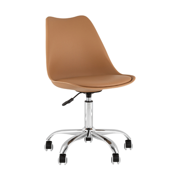 Стул офисный BLOK SN пластиковый коричневый