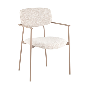 Стул Doe светло-бежевый бежевые ножки