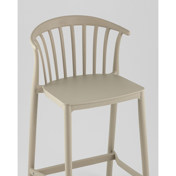 Стул полубарный Campo пластик зеленый