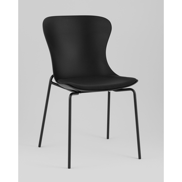 Стул Shaya с подушкой пластик черный
