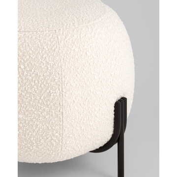 Пуф Флик new ткань букле молочный