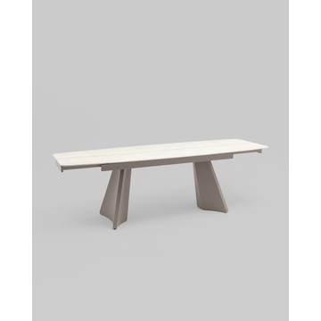 Стол обеденный Eliora 160-240*90 серая керамика