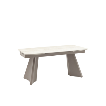 Стол обеденный Eliora 160-240*90 серая керамика