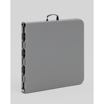 Стол-чемодан складной 122*61*74 см с регулировкой высоты серый