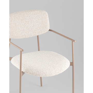 Стул Doe светло-бежевый бежевые ножки