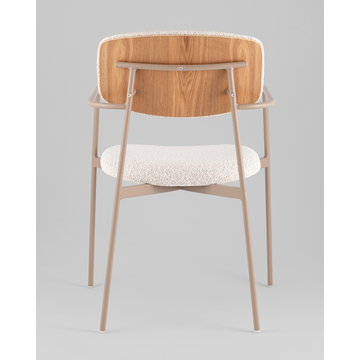 Стул Doe светло-бежевый бежевые ножки