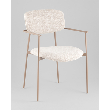 Стул Doe светло-бежевый бежевые ножки