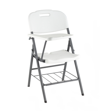 Стул складной банкетный со столиком и полкой