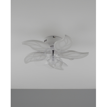 Светильник потолочный светодиодный с вентилятором Moderli V11369-CL Amy