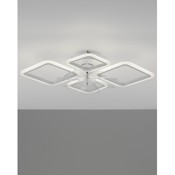 Светильник потолочный светодиодный с вентилятором Moderli V11371-CL Mia