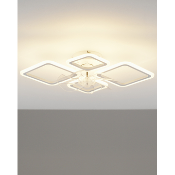 Светильник потолочный светодиодный с вентилятором Moderli V11371-CL Mia