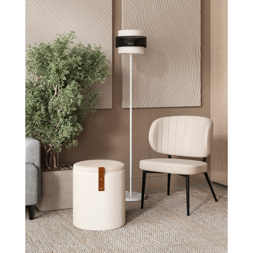 Пуф с ящиком Эркки S белый