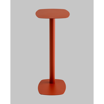 Журнальный столик Eanna L металл красный