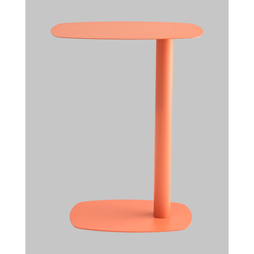 Журнальный столик Eanna S металл коралловый