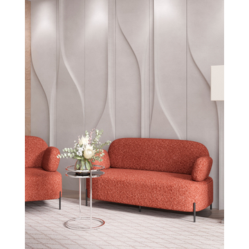 Журнальный столик Гестия 41*60 см серебро