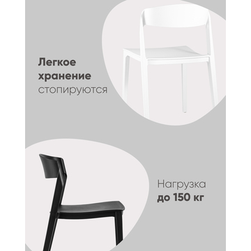 Стул Moris пластик голубой 4 шт.