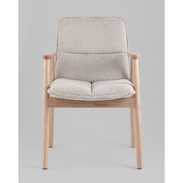 Стул обеденный Philo с деревянными ножками серый 2 шт.