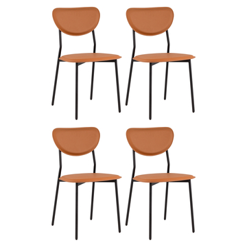 Стул обеденный Minnie коричневый 4 шт.