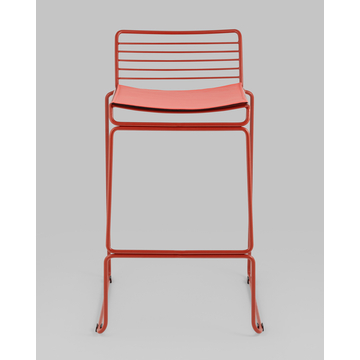 Стул полубарный Danny бордовый с подушкой 4 шт.