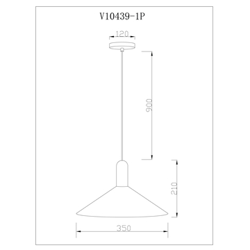 Светильник подвесной Moderli V11550-1P Forli