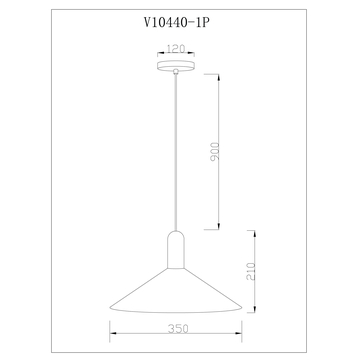 Светильник подвесной Moderli V11551-1P Forli