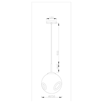 Светильник подвесной Moderli V11519-1P Amo