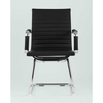 Кресло для посетителей TopChairs Visit черное 2 шт.