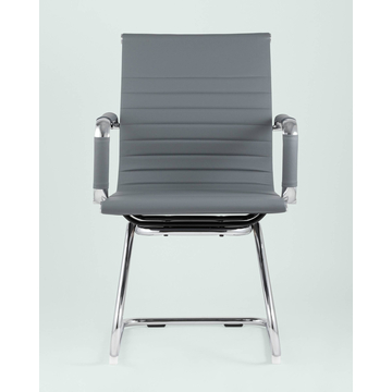 Кресло для посетителей TopChairs Visit серое 2 шт.