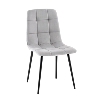 Стул Одди NEW велюр светло-серый