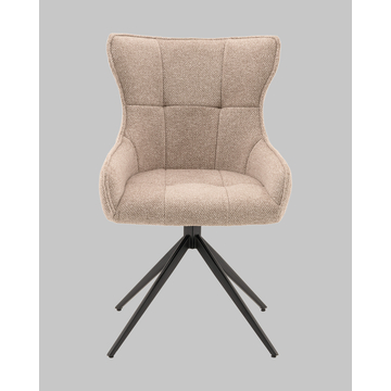 Стул Carlene вращающийся бежевый