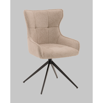 Стул Carlene вращающийся бежевый