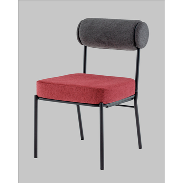 Стул обеденный Ponpoun тёмно-серый бордо