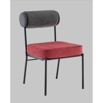 Стул обеденный Ponpoun тёмно-серый бордо