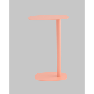 Журнальный столик Eanna L металл коралловый