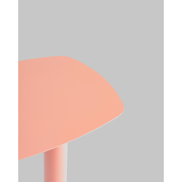 Журнальный столик Eanna L металл коралловый