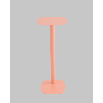 Журнальный столик Eanna L металл коралловый