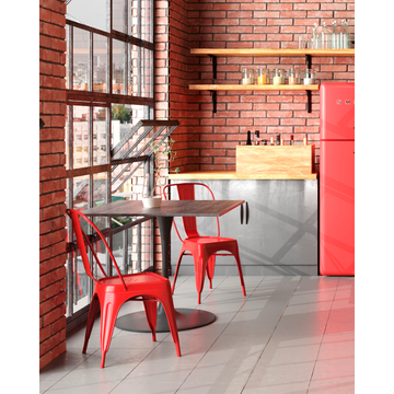 Стул TOLIX красный глянцевый 6 шт.