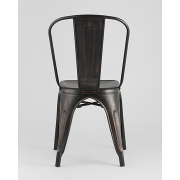 Стул TOLIX черный/патина золото 6 шт.
