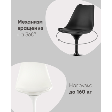 Стул Tulip черный 2шт.