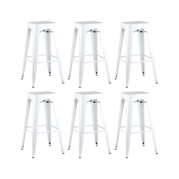 Стул барный TOLIX белый глянцевый 6 шт.