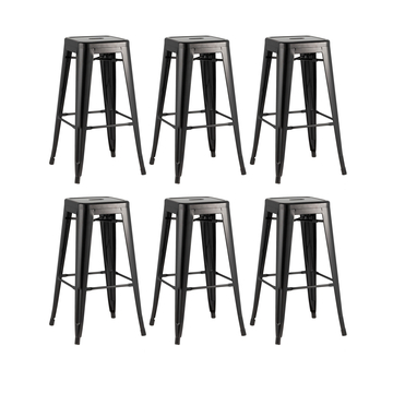 Стул барный TOLIX черный глянцевый 6 шт.