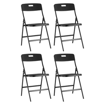 Стул складной банкетный SUPER LITE N чёрный 4 шт.