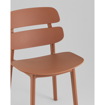 Стул Tony пластик коричневый NP