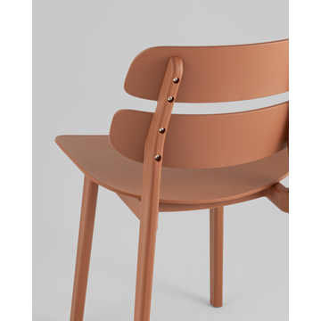 Стул Tony пластик коричневый NP