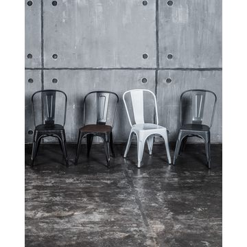 Стул TOLIX серебристый матовый 6 шт.